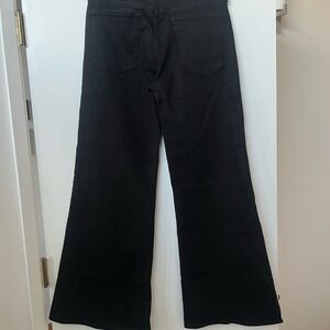 MOTHER Black Lil' Twister Sneak Jeans
